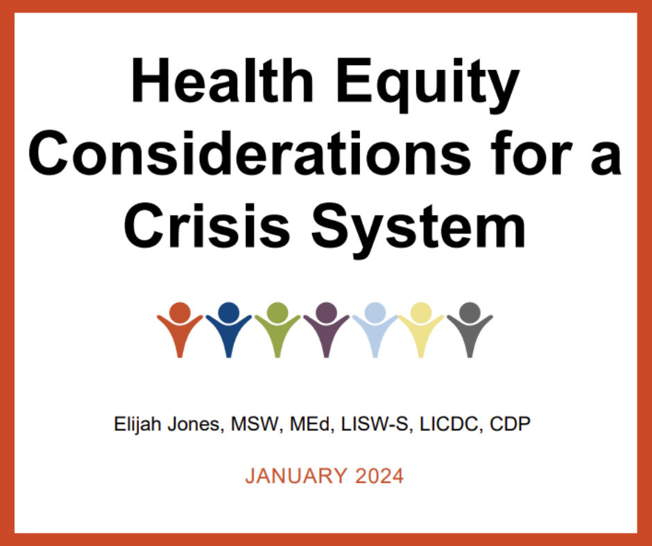 Health Equity Considerations for a Crisis System