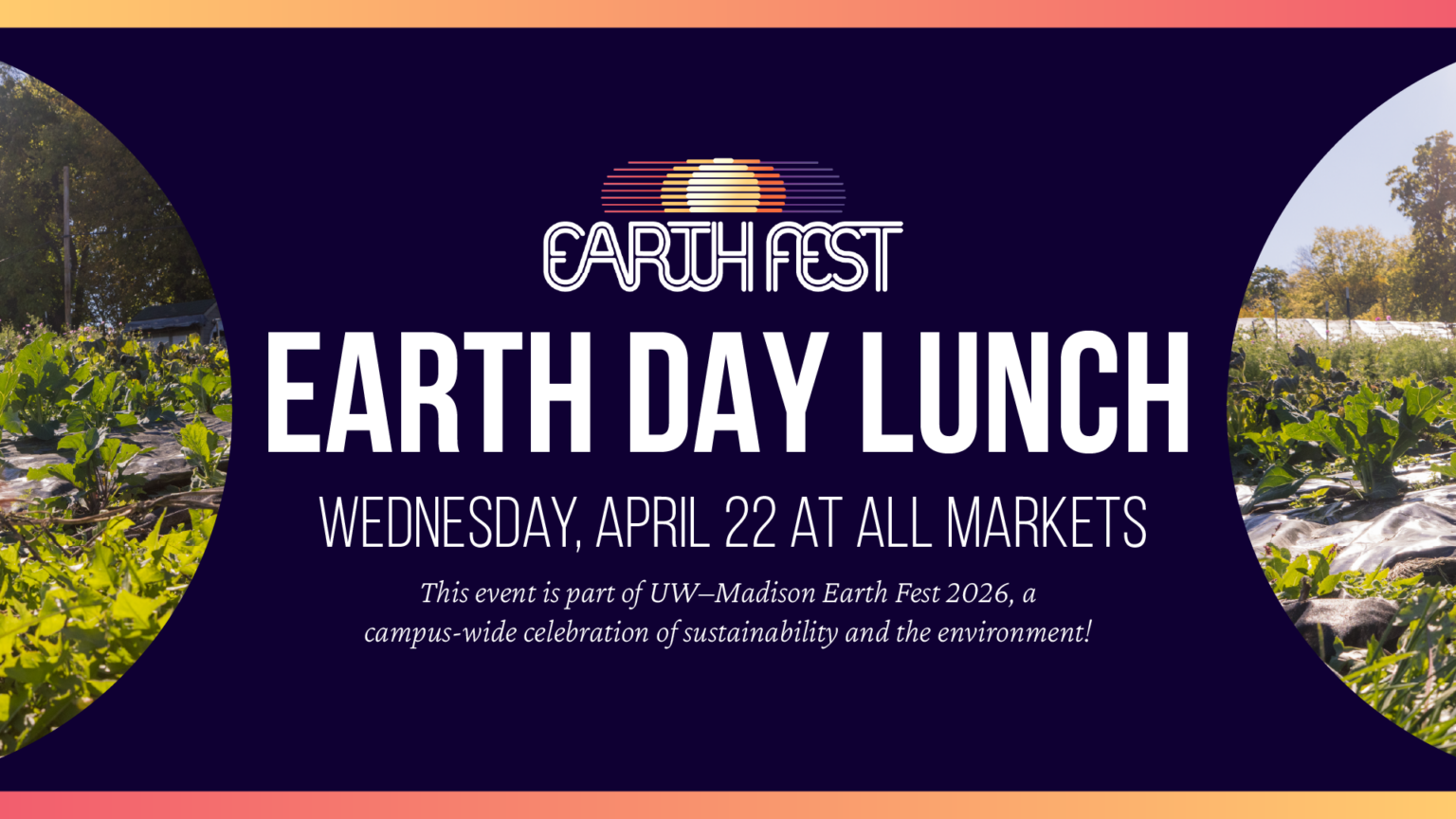 Earth Day Lunch event graphic