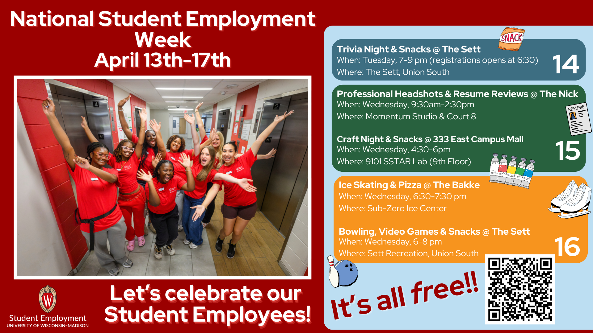 National Student Employment Week promotional graphic