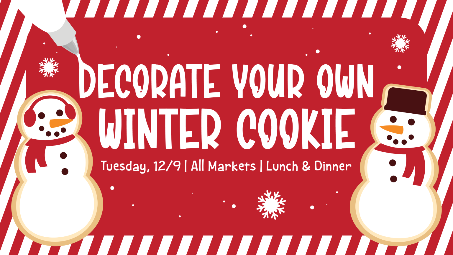Decorate Your Own Winter Cookie dining promotional image