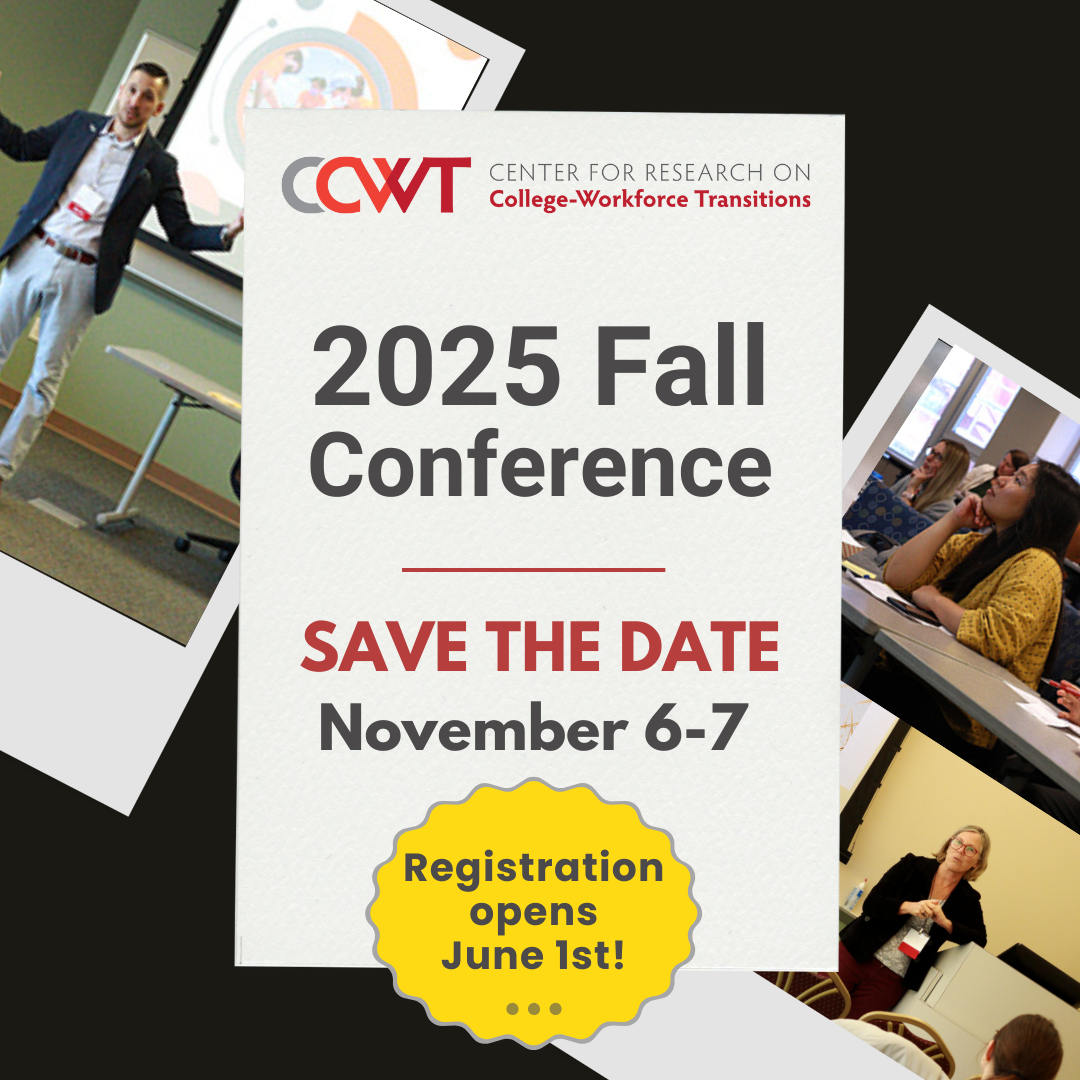 Decorative thumbnail image of conference save the date flyer
