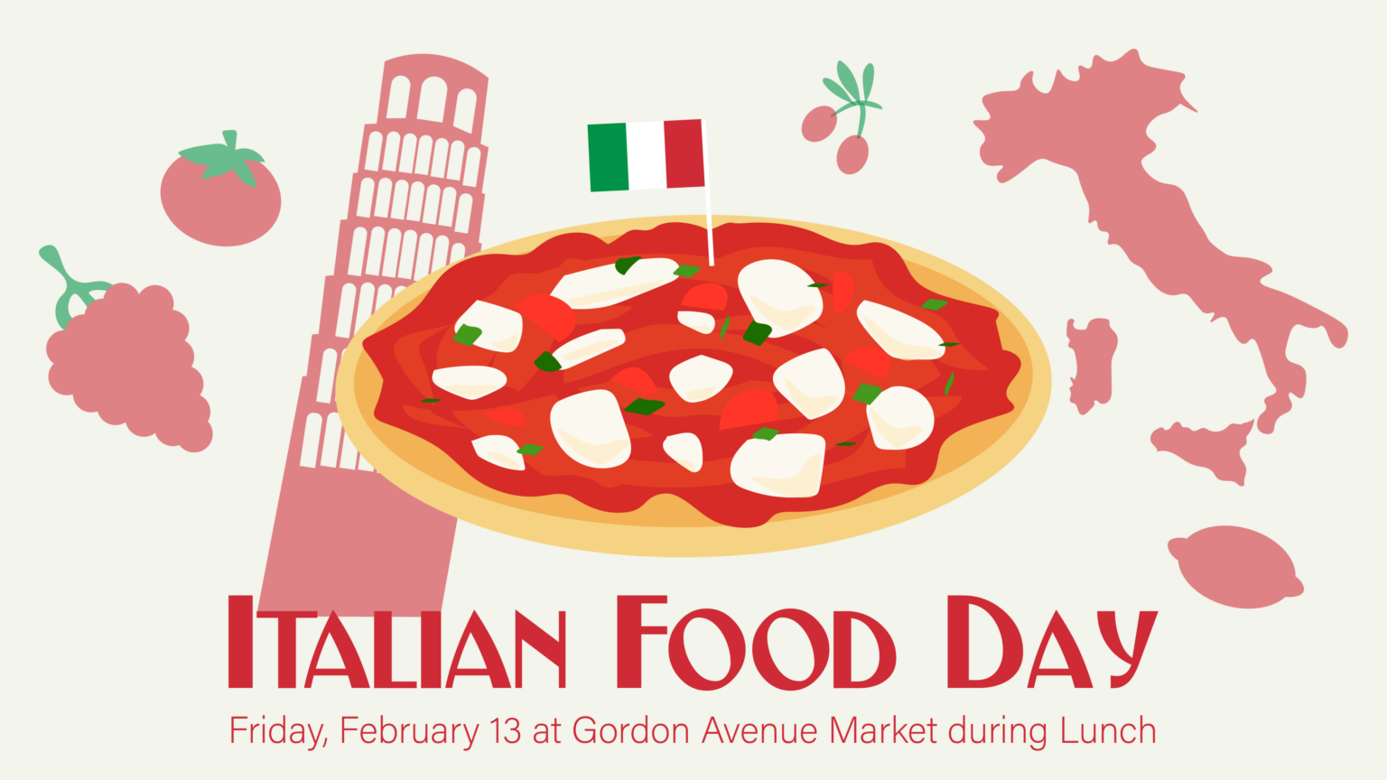 Italian Food Day event graphic