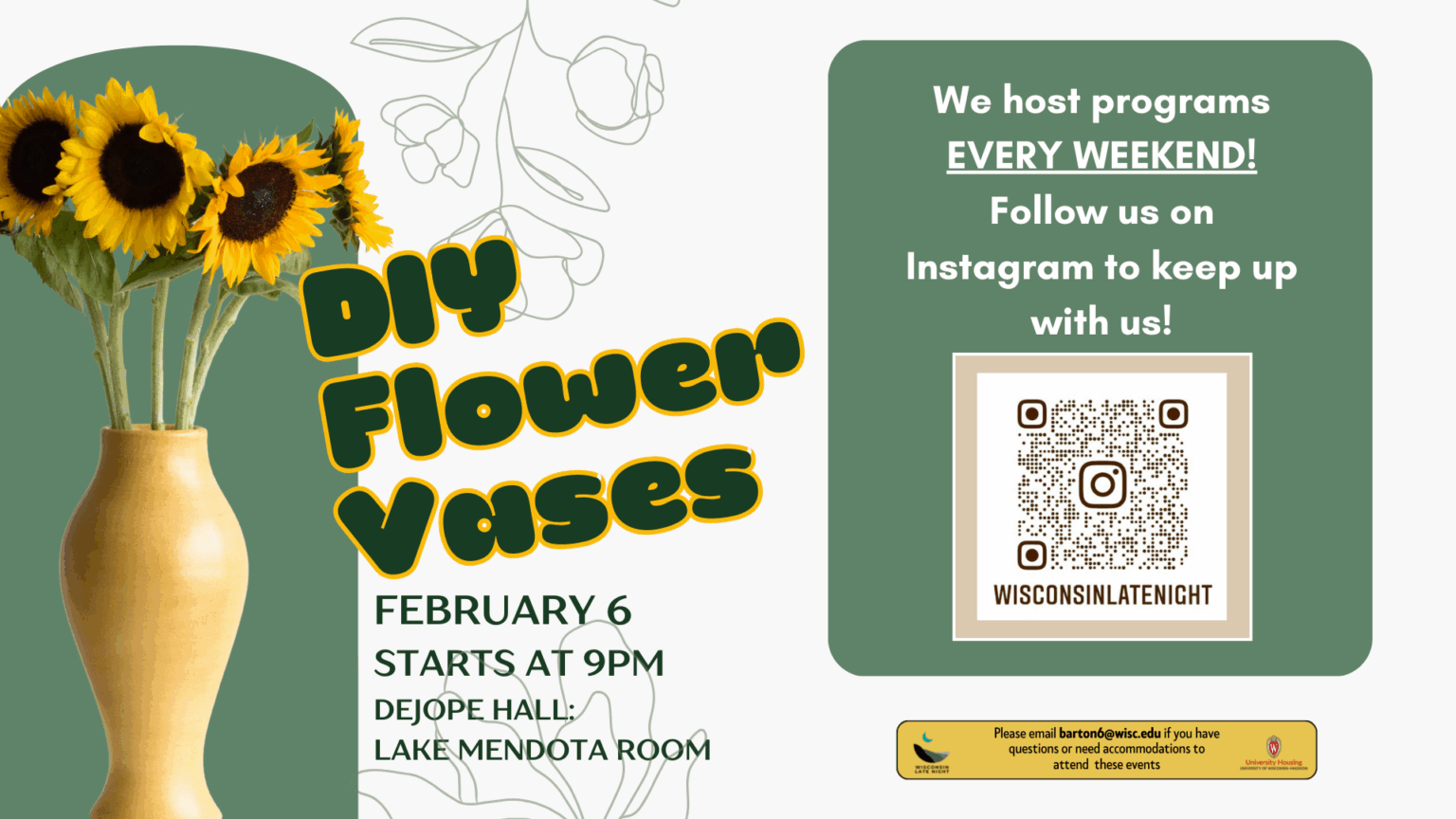 DIY Flower Vases event graphic