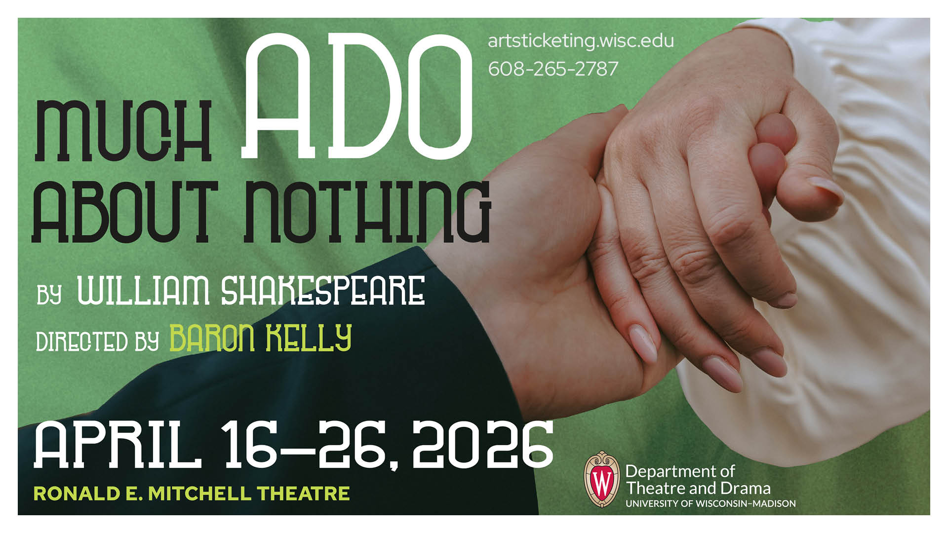 Much ado about nothing promotional banner