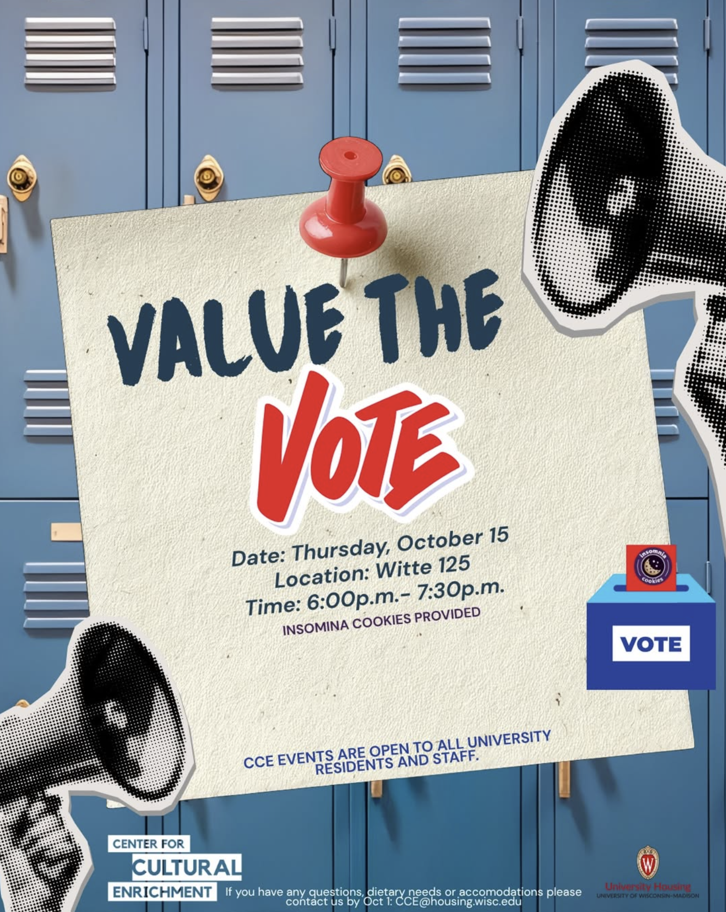 Value the Vote promotional graphic