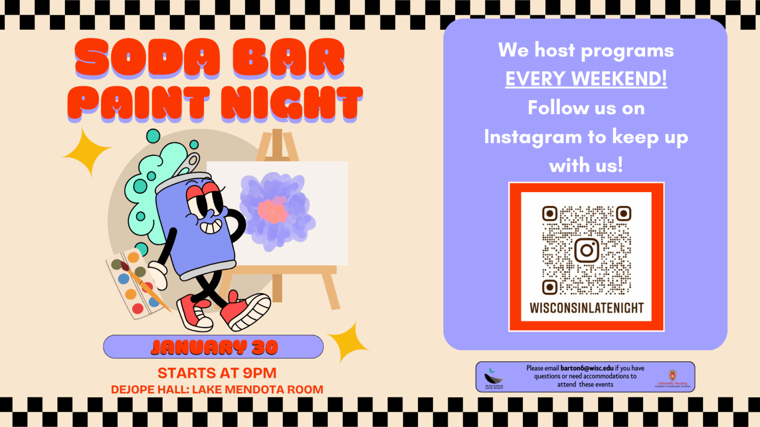 Soda Bar Paint Night promotional image