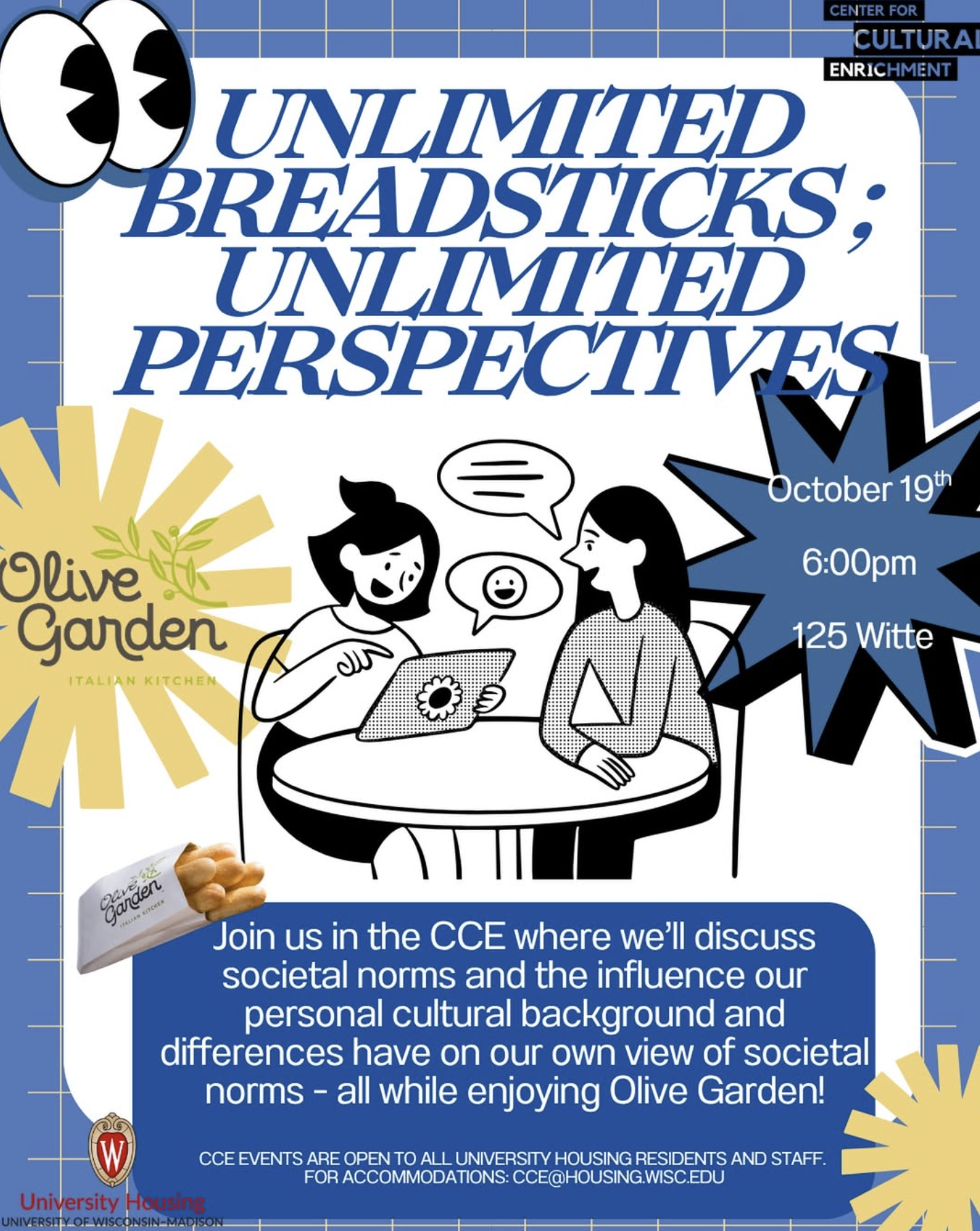 Unlimited Breadsticks; Unlimited Perspectives promotional graphic