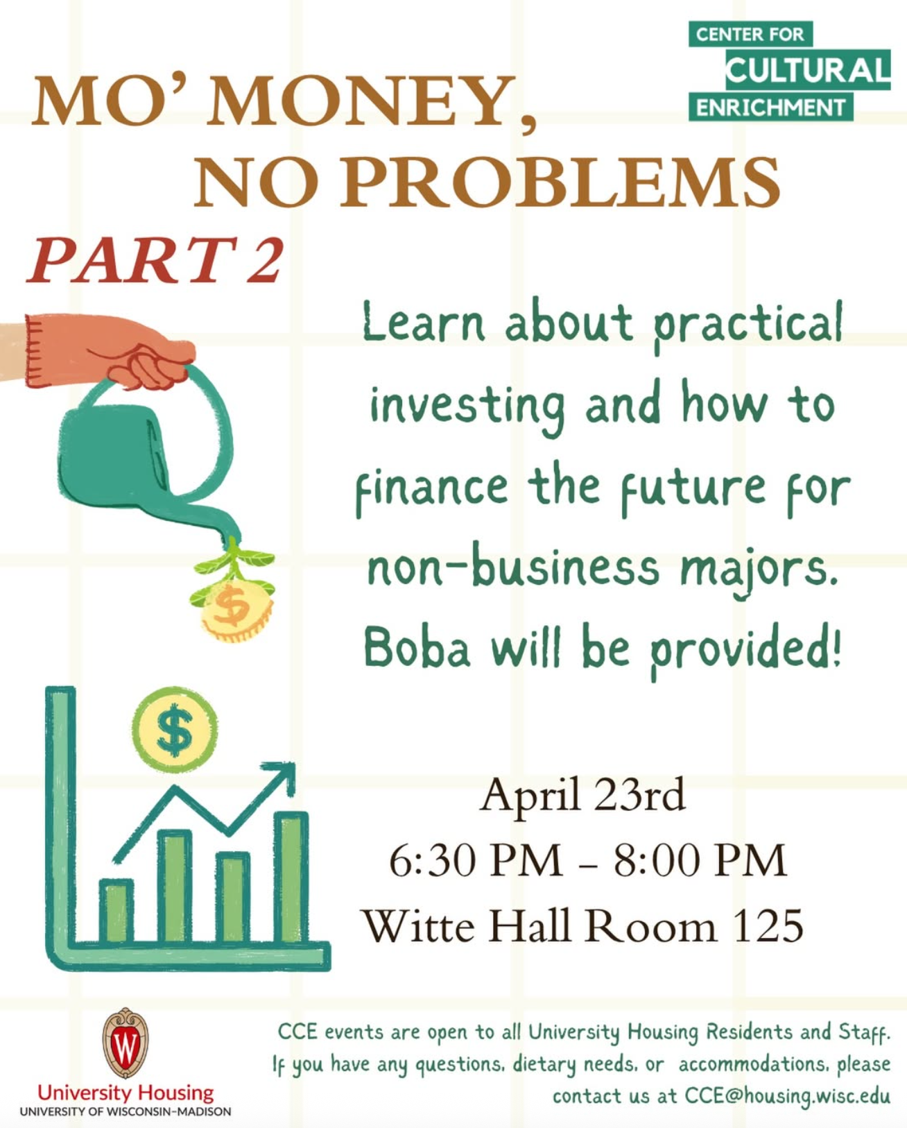 Mo' Money, No Problems event graphic