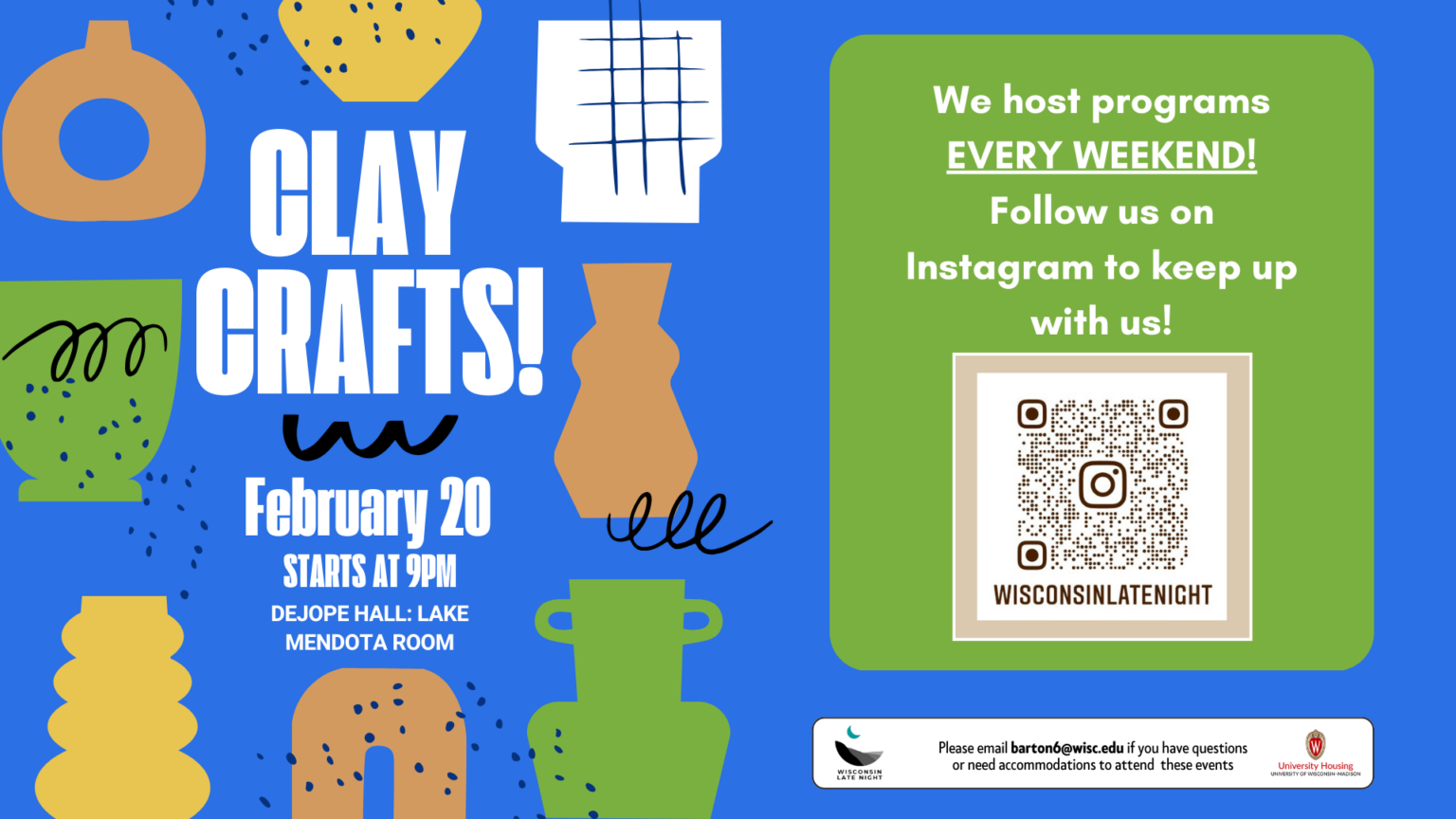 Clay Crafts event graphic