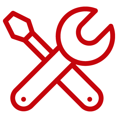 Wrench and screwdriver icon