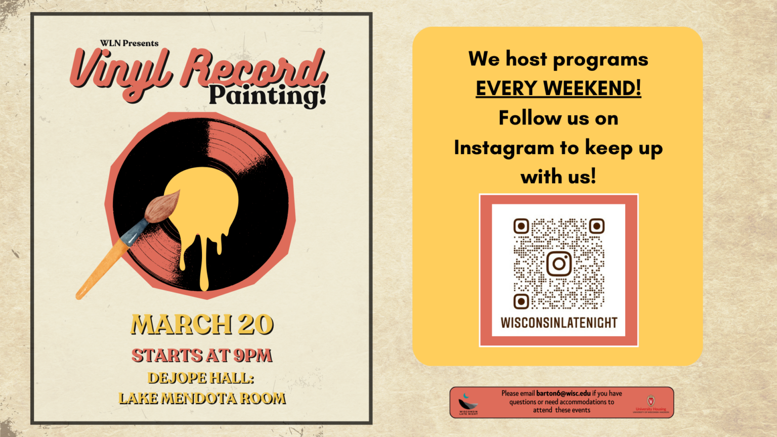 Vinyl Record Painting promotional graphic