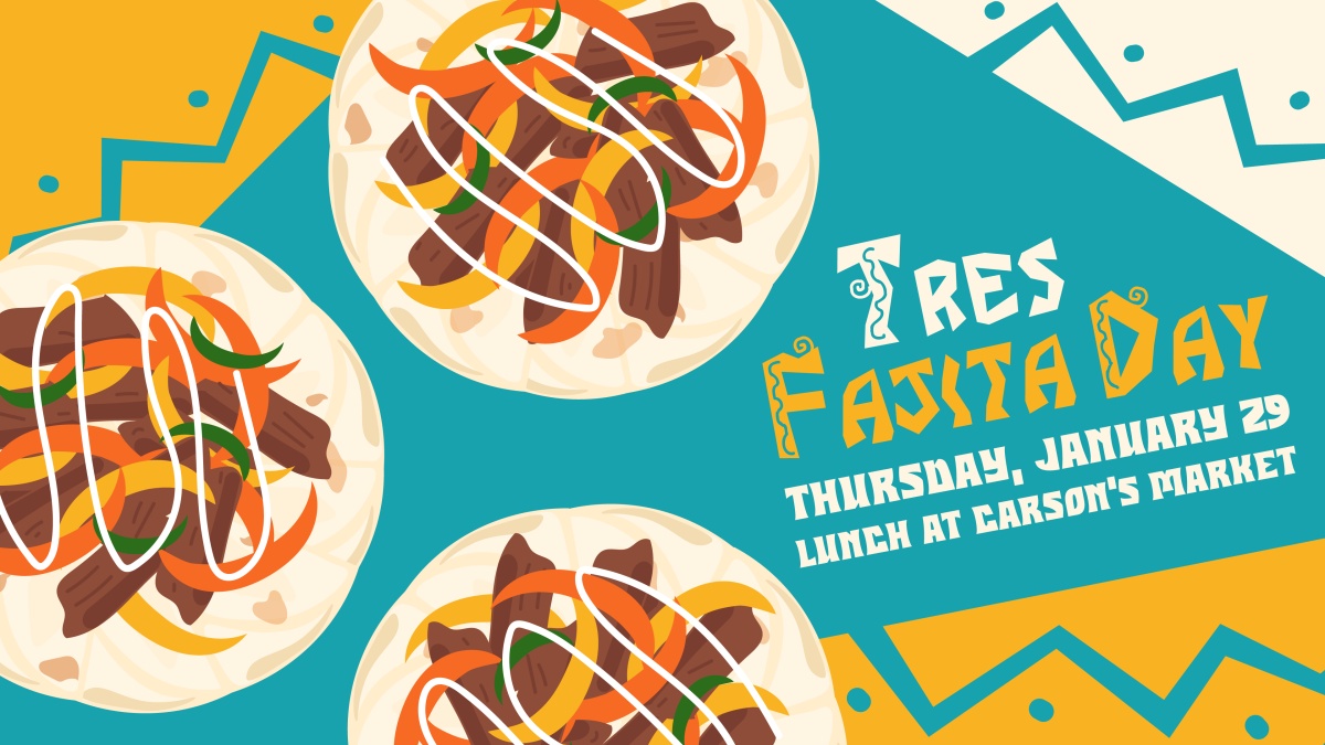 Tres Fajitas Day promotional image