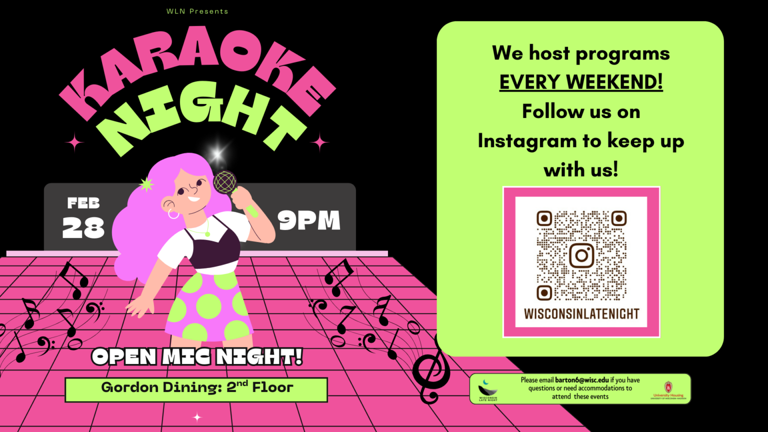 Karaoke Night event graphic