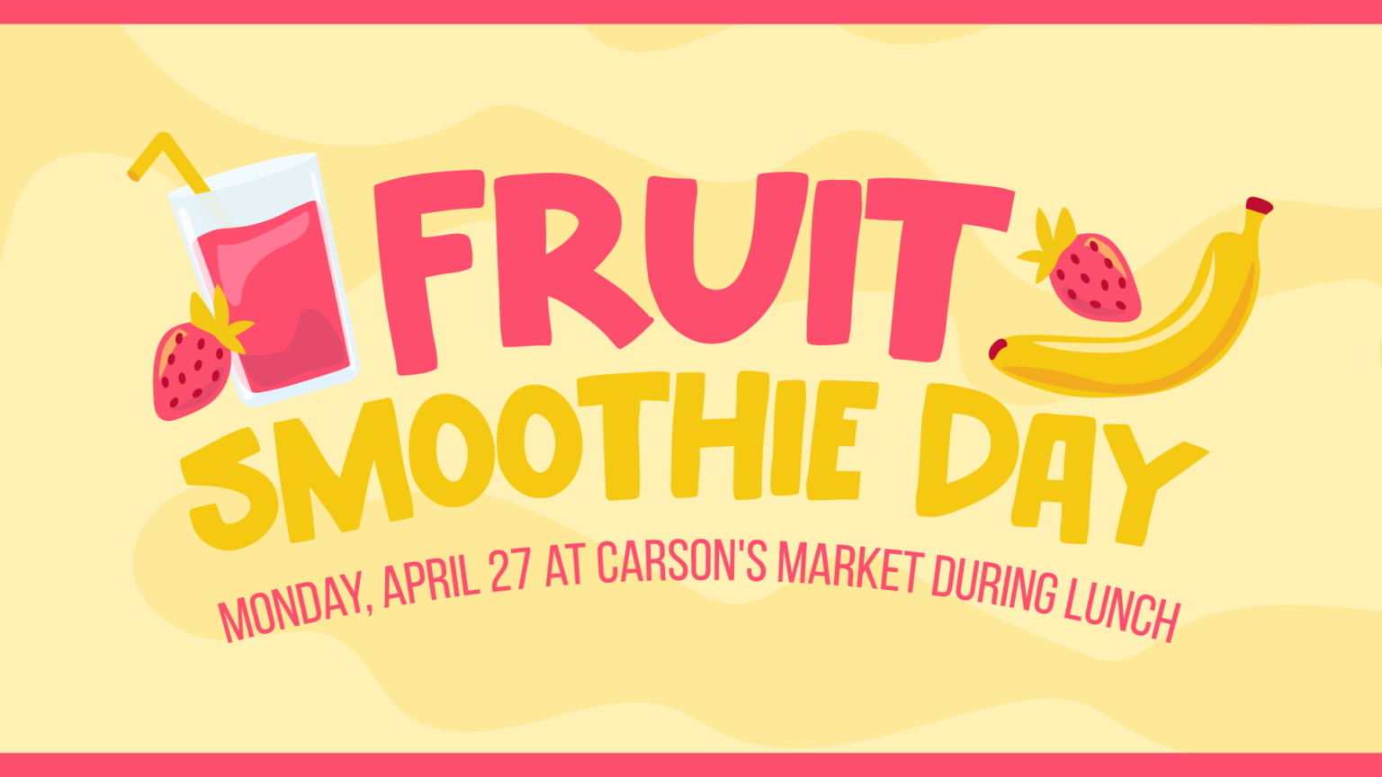 Fruit Smoothie Day event graphic