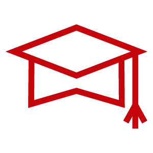 Graduation cap icon