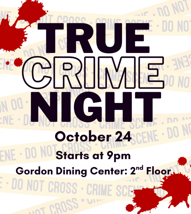 True Crime Night promotional graphic