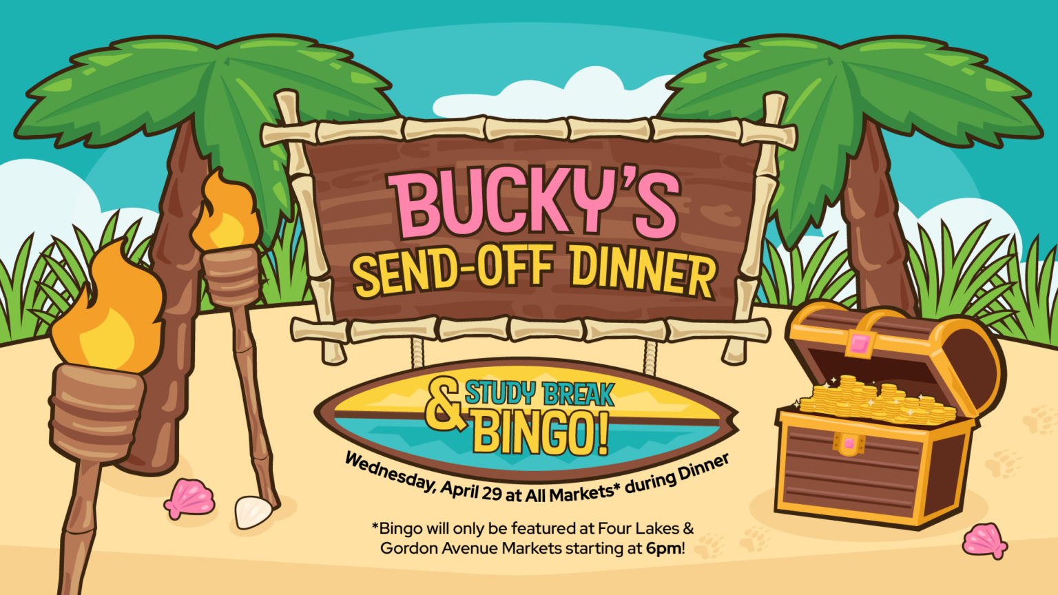 Bucky's Send-Off Dinner event graphic