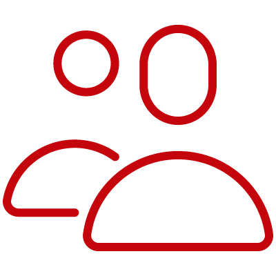 Two people icon