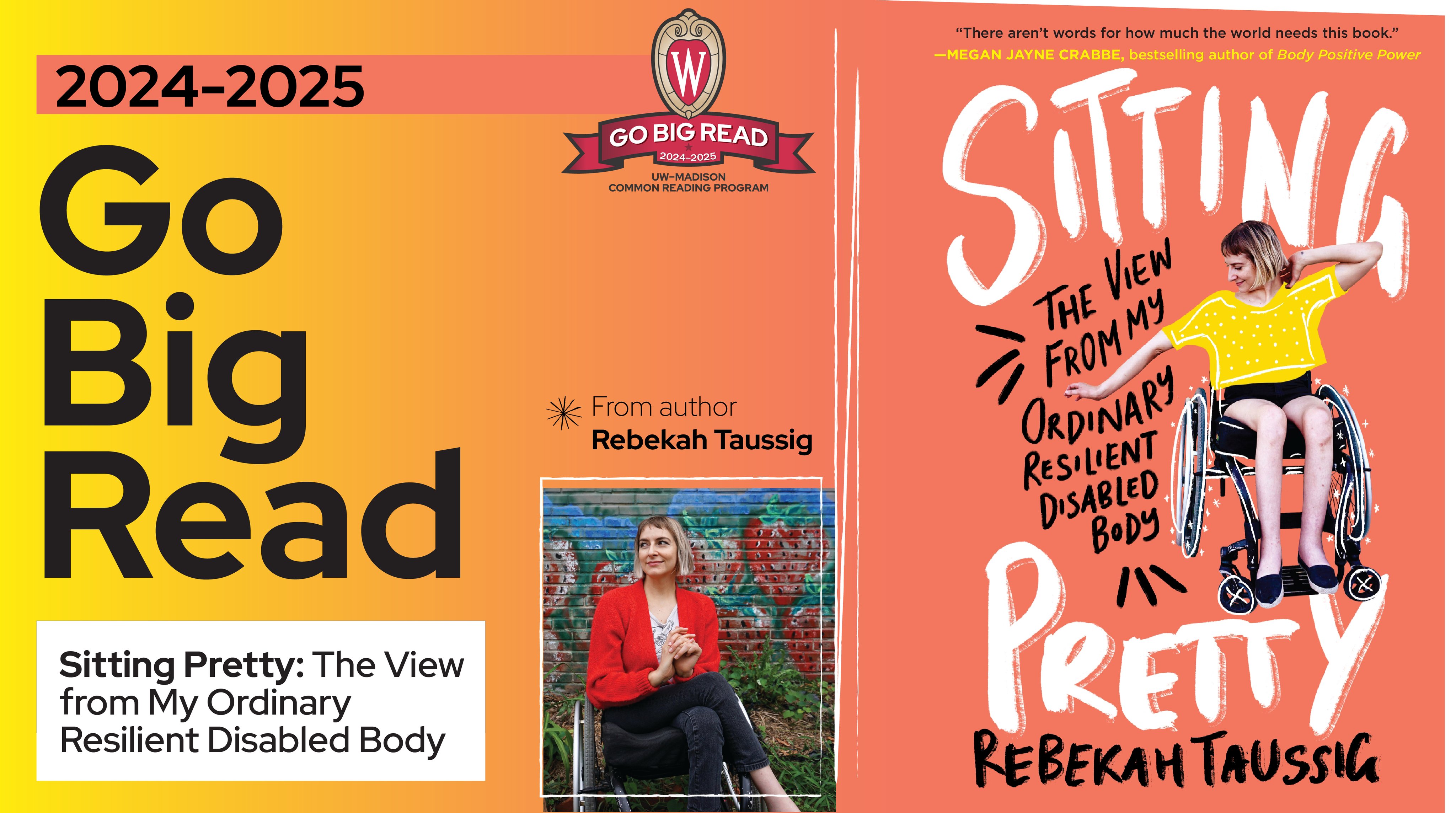 Go Big Read 2024-2025: Sitting Pretty: The View from My Ordinary Resilient Disabled Body promotional image