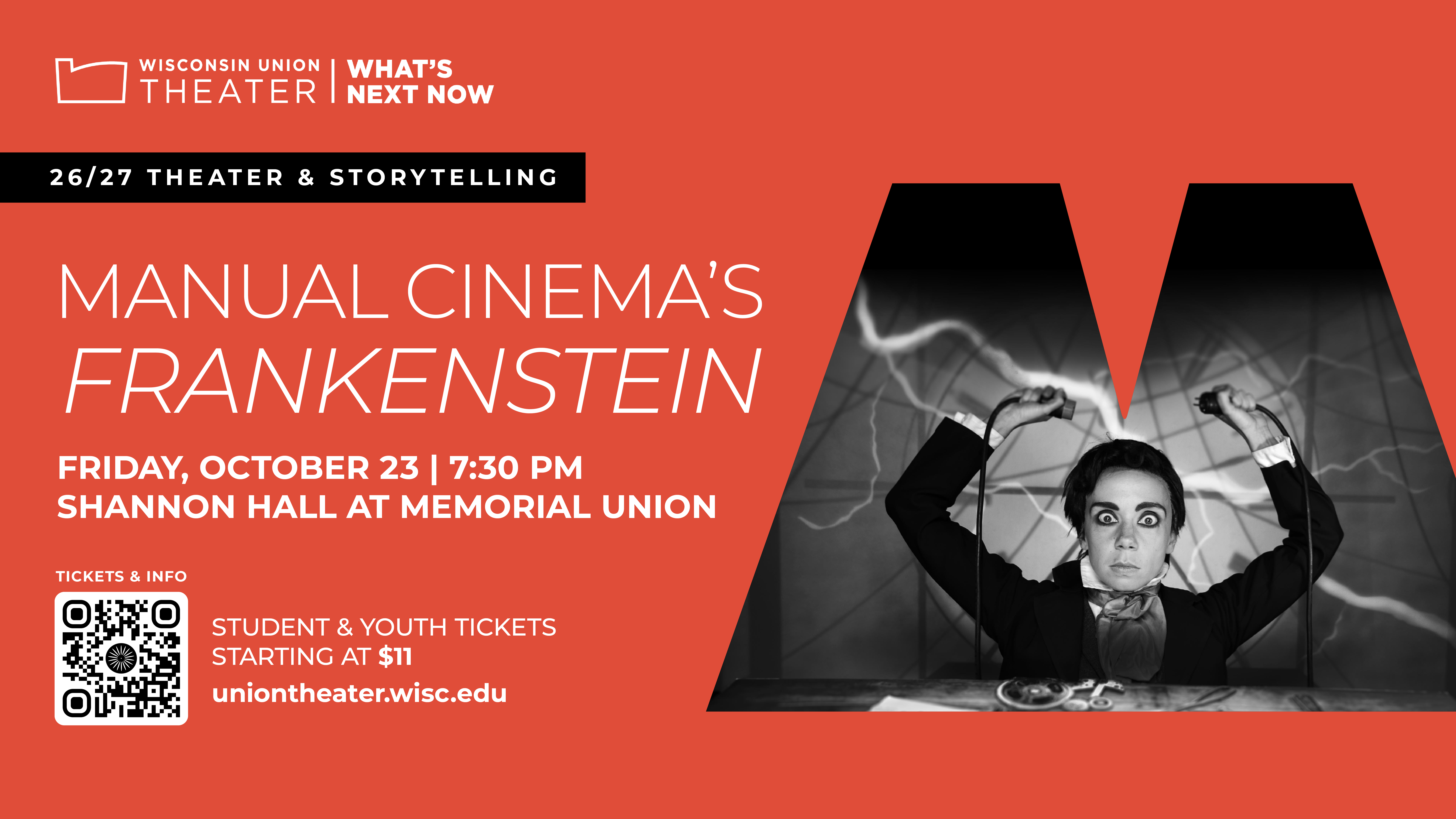 Manual Cinema's Frankenstein promotional graphic
