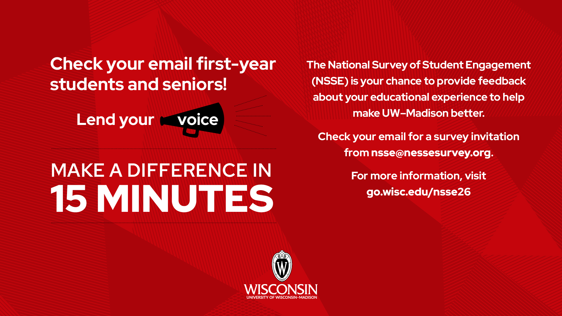 National Survey of Student Engagement promotional image