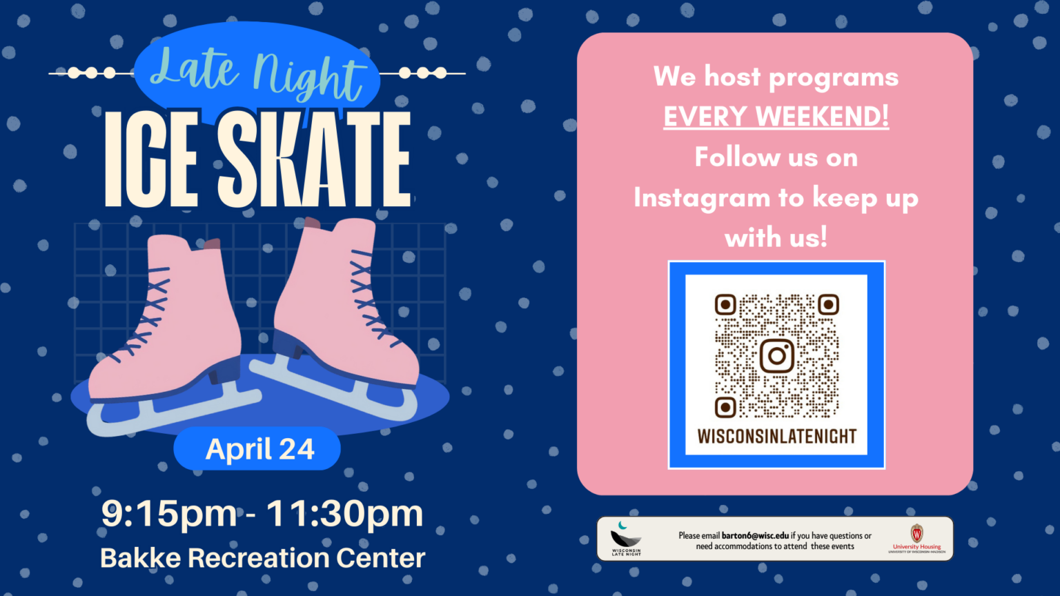 Late Night Ice Skate event graphic