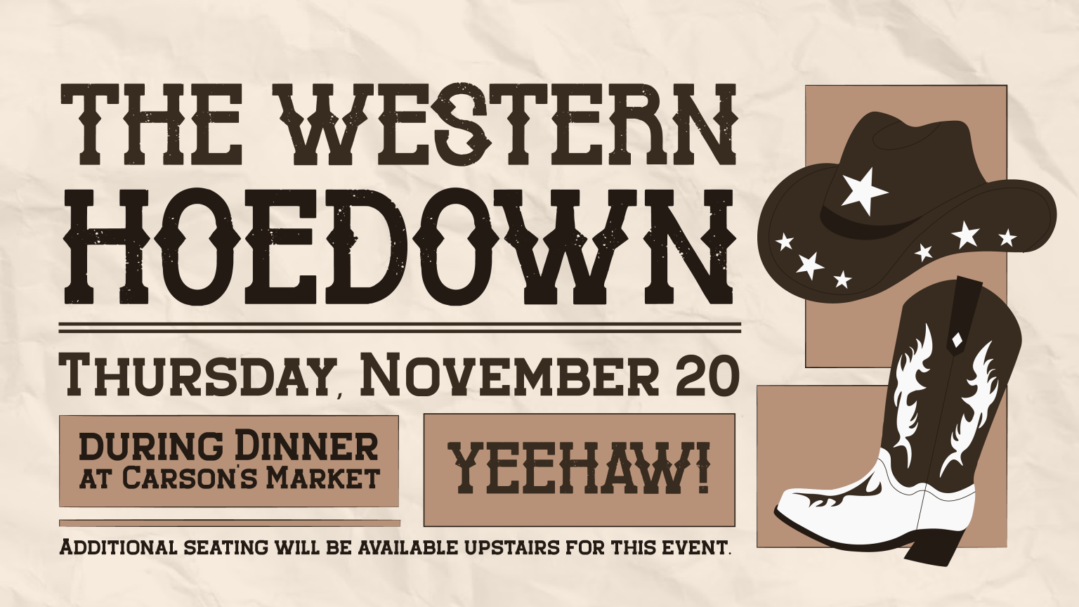 The Western Hoedown Dinner promotional image