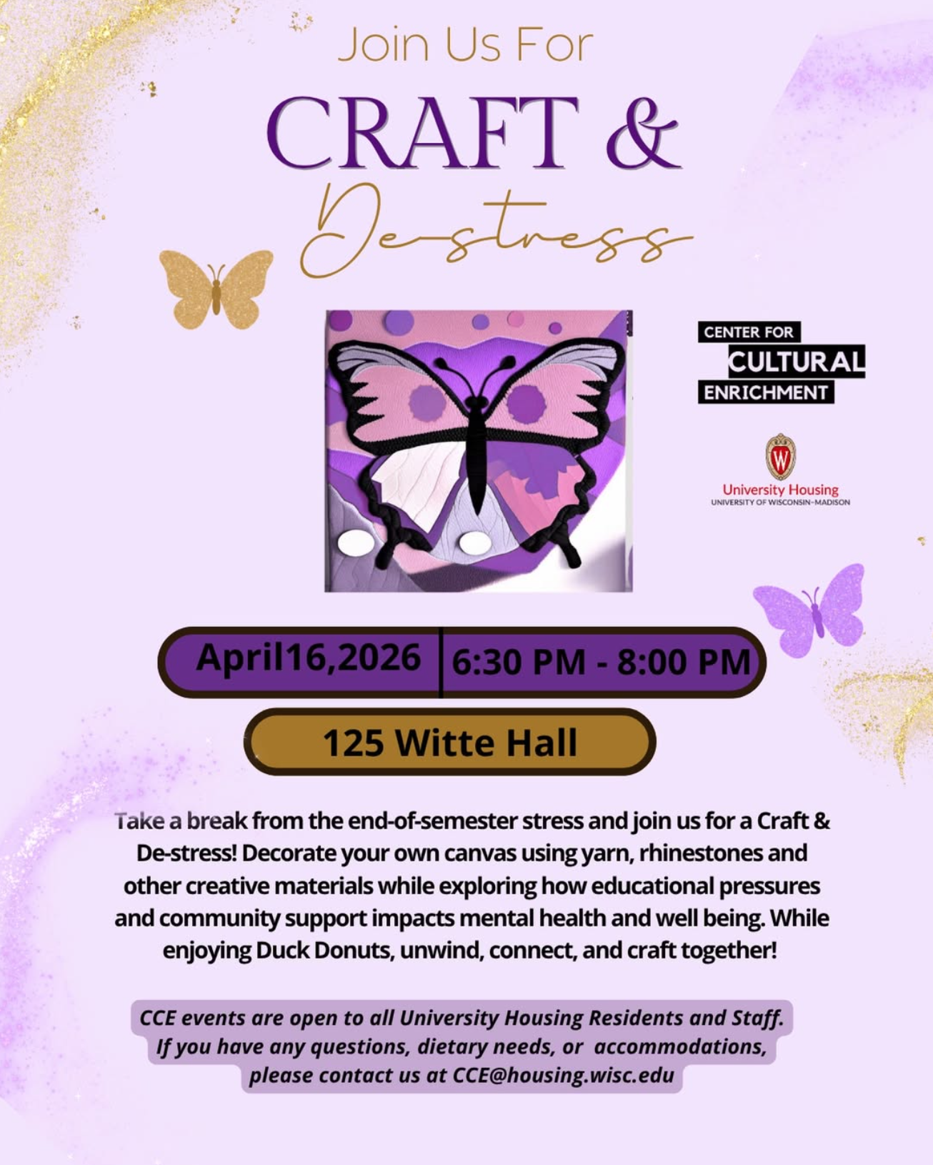 Craft & Destress promotional banner